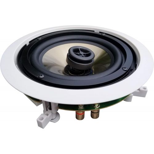  BIC America FH6-C 6.5-Inch 150-Watt 2-Way In-Ceiling Speakers with Swivel MidHigh Frequency Horns