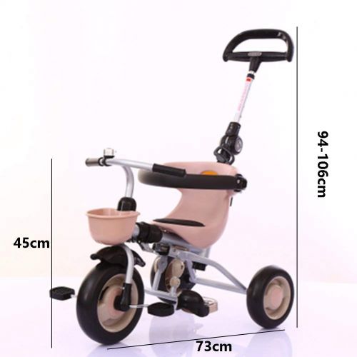  BICYCLE AB Dreirad Kinder Fahrrad 1-5 Jahre alt Kinderwagen Trolley Kind Fahrrad Trike Kind 3 Rader Wenn dieses Projekt Ihren Erwartungen nicht entspr (Farbe : Rot)