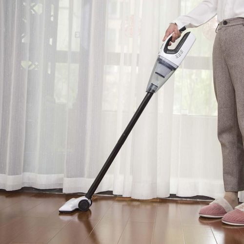  Bieye Cordless Stick Vacuum Cleaner Lightweight Handheld Vacuum with Floor Brush for Household Car Cleaning, 5x2200mah Batteries 1A Fast Charger 100W Motor HV01