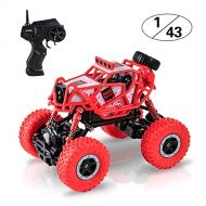 BIG HOUSE Remote Control Car, 1:43 Scale Electric High Speed RC Truck 2.4GHz 4WD Offroad Remote Control Climbing Race Vehicle as Best Christmas Xmas New Year Gift Kids Adults