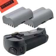 BIG MIKES ELECTRONICS Battery Grip Kit for Nikon D300, D300S, D700 Digital SLR Camera Includes Qty 2 Replacement EN-EL3e Batteries + Vertical Battery Grip