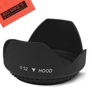 BIG MIKES ELECTRONICS 52mm Tulip Flower Lens Hood for Nikon Z5 24-50mm, D3100, D3200, D3300, D5100, D5200, D5300, D5500 with 18-55mm VR II Lens, Canon EOS M50 Mark II with 55-200mm, Fuji XT-200 15-45mm
