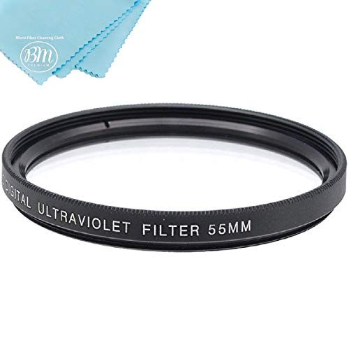  BIG MIKES ELECTRONICS 55mm UV Filter for Nikon D3400, D5600 with 18-55MM AF-P DX, DL24-500 f/2.8-5.6 Digital Camera