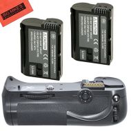 BIG MIKES ELECTRONICS Battery Grip Kit for Nikon D800, D810 Digital SLR Camera Includes Qty 2 Replacement EN-EL15 Batteries + Vertical Battery Grip + More!!