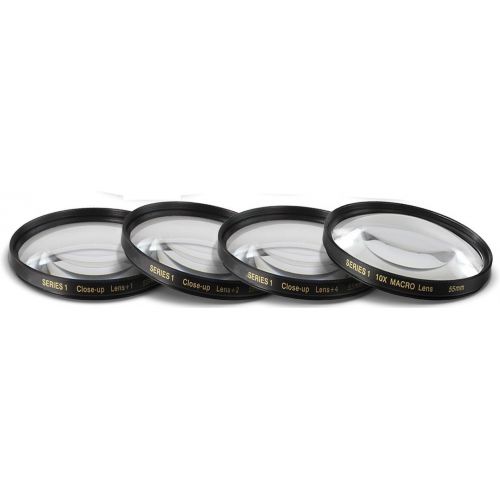  BIG MIKES ELECTRONICS 55mm and 58mm 14 Piece Filter Set Includes 3 PC Filter Kit (UV-CPL-FLD) and 4 PC Close Up Filter Set (+1+2+4+10) for Nikon D5600, D3400 DSLR Camera with Nikon 18-55mm f/3.5-5.6G VR