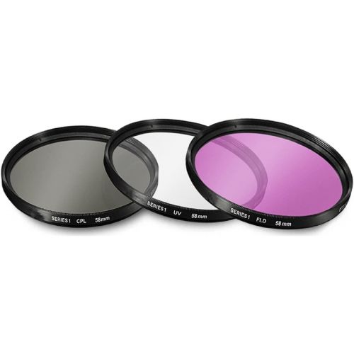  BIG MIKES ELECTRONICS 55mm and 58mm 14 Piece Filter Set Includes 3 PC Filter Kit (UV-CPL-FLD) and 4 PC Close Up Filter Set (+1+2+4+10) for Nikon D5600, D3400 DSLR Camera with Nikon 18-55mm f/3.5-5.6G VR