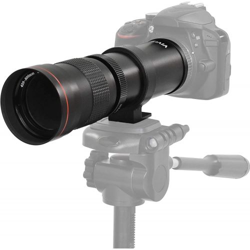  BIG MIKES ELECTRONICS High-Power 420-1600mm f/8.3 HD Manual Telephoto Lens for Nikon D500, D600, D610, D700, D750, D800, D800e, D810, D810a, D850, D3400, D5000, D5100, D5200, D5300, D5500, D5600, D7100,