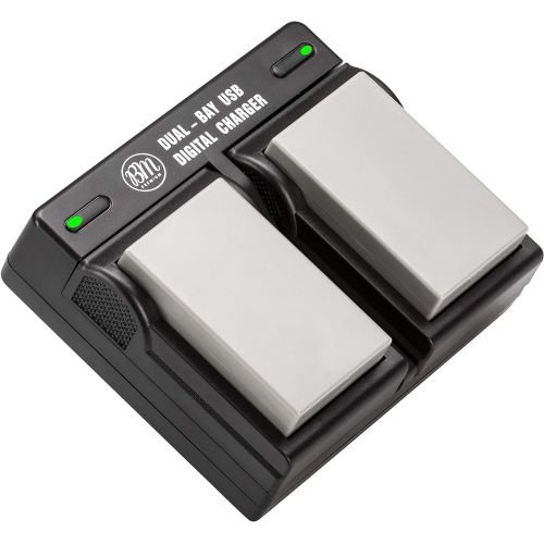  BIG MIKES ELECTRONICS BM Premium 2-Pack of EN-EL5 Batteries and USB Dual Battery Charger for Nikon Coolpix P80, P90, P100, P500, P510, P520, P530 Digital Camera