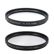 BIG MIKES ELECTRONICS 55mm and 58mm UV Filter for Nikon D3500, D5600, D3400 DSLR Camera with Nikon 18-55mm f/3.5-5.6G VR AF-P DX and Nikon 70-300mm f/4.5-6.3G ED