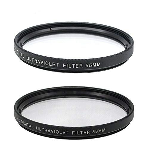  BIG MIKES ELECTRONICS 55mm and 58mm UV Filter for Nikon D3500, D5600, D3400 DSLR Camera with Nikon 18-55mm f/3.5-5.6G VR AF-P DX and Nikon 70-300mm f/4.5-6.3G ED