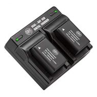 BIG MIKES ELECTRONICS 2 Pack of DMW-BMB9 Batteries and USB Dual Battery Charger for Panasonic Lumix DC-FZ80, DMC-FZ40K, DMC-FZ45K, DMC-FZ47K, DMC-FZ48K, DMC-FZ60, DMC-FZ70, DMC-FZ100, DMC-FZ150 Digital
