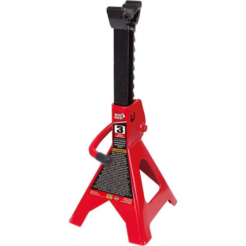  Torin Big Red Steel Jack Stands: 3 Ton (6,000 lb) Capacity, 1 Pair