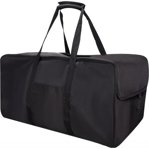  BIG TEETH Golf Push Cart Bag 3 Wheel Folding Carry Bag for Caddytek,Carts Cover Protector Black Extra-Large Capacity Cover Collapsible
