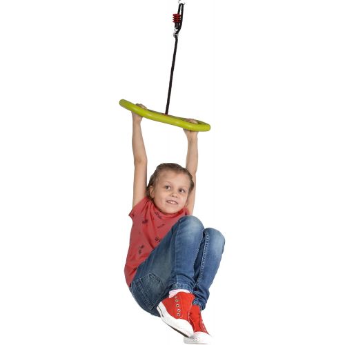  BIG Spielwarenfabrik BIG - Activity Swing - 3-in-1 Multifunktions-Schaukel, mit verstellbarem Seil und Sicherheitsaufhangung, mit breiten Handgriffen, Schaukeln fuer Kinder ab 5 Jahren