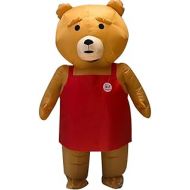 BIGPETS Inflatable Teddy Bear KT Fat Body Suit Blow Up Fancy Dress Funny Costume Halloween Party