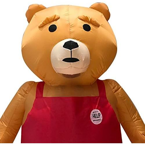  할로윈 용품BIGPETS Inflatable Teddy Bear KT Fat Body Suit Blow Up Fancy Dress Funny Costume Halloween Party