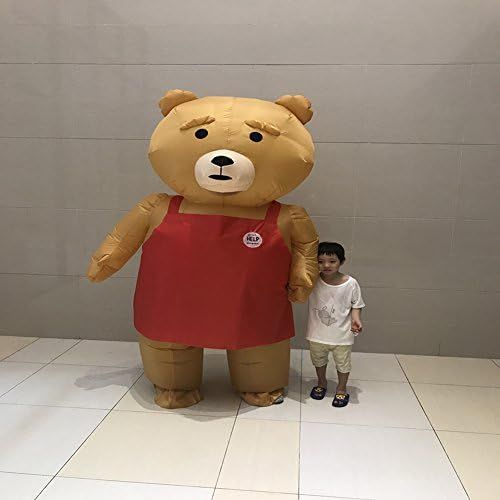  할로윈 용품BIGPETS Inflatable Teddy Bear KT Fat Body Suit Blow Up Fancy Dress Funny Costume Halloween Party