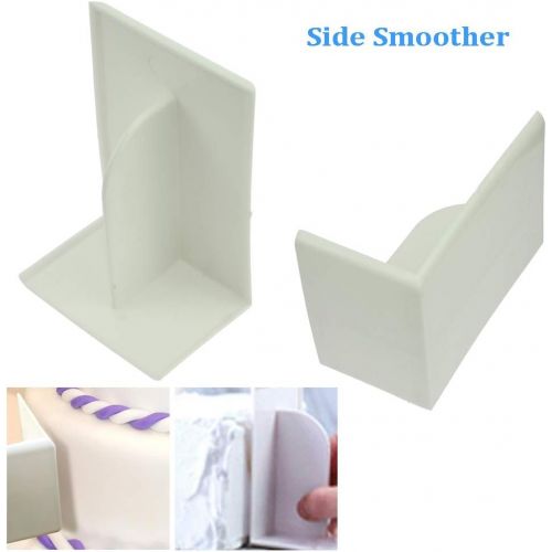  [아마존베스트]BIGTEDDY - 4pcs Fondant Icing Smoother Polisher for Cake Decoration Sugarcraft Scraper Paddle Tool