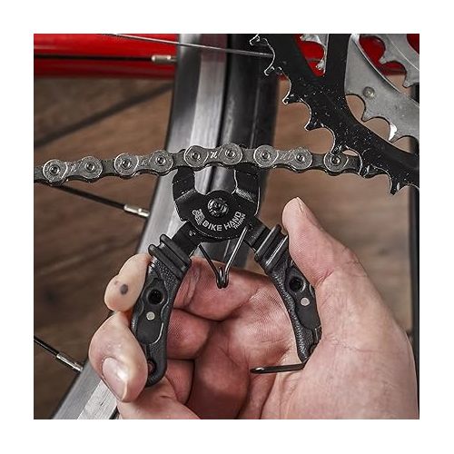  BIKEHAND Bike Bicycle Chain Master Link Pliers Tool - MTB Road Quick Link Remover Removal - Compatible with All Brands: for Shimano Sram KMC Chain - Standard or Compact
