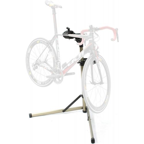  Bikehand Bike Repair Stand (Max 55 lbs) - Home Portable Bicycle Mechanics Workstand - for Mountain Bikes and Road Bikes Maintenance
