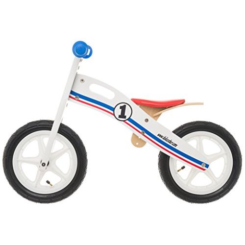  BIKESTAR Original Safety Wooden Lightweight Kids First Balance Running Bike with air Tires for Age 3 Year Old Boys and Girls | 12 Inch Edition