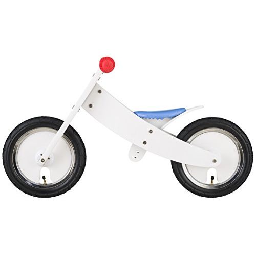  BIKESTAR Original Safety Wooden Lightweight Kids First Balance Running Bike with air Tires for Age 3 Year Old Boys and Girls | 12 Inch Edition