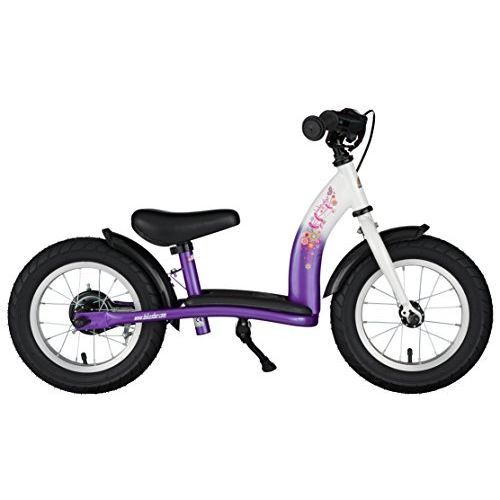  BIKESTAR Original Safety Lightweight Kids First Balance Running Bike with Brakes and with air Tires for Age 3 Year Old Boys and Girls | 12 Inch Classic Edition