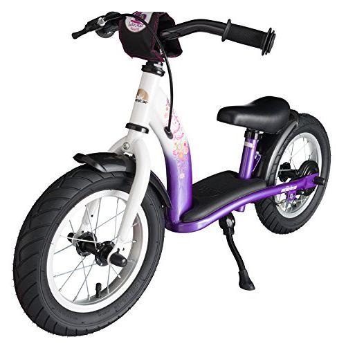  BIKESTAR Original Safety Lightweight Kids First Balance Running Bike with Brakes and with air Tires for Age 3 Year Old Boys and Girls | 12 Inch Classic Edition
