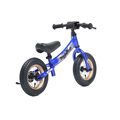  BIKESTAR Original Safety Lightweight Kids First Balance Running Bike with Brakes and with air Tires for Age 2 Year Old Boys and Girls | 10 Inch Sport Edition