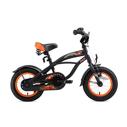  BIKESTAR Original Premium Safety Sport Kids Bike with sidestand and Accessories for Age 3 Year Old Children | 12 Inch Cruiser Edition for Boys and Girls