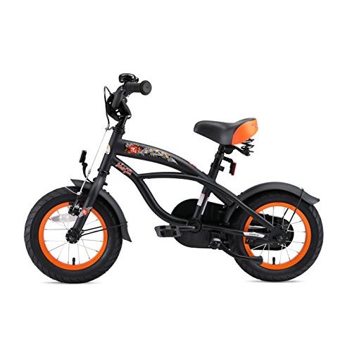  BIKESTAR Original Premium Safety Sport Kids Bike with sidestand and Accessories for Age 3 Year Old Children | 12 Inch Cruiser Edition for Boys and Girls