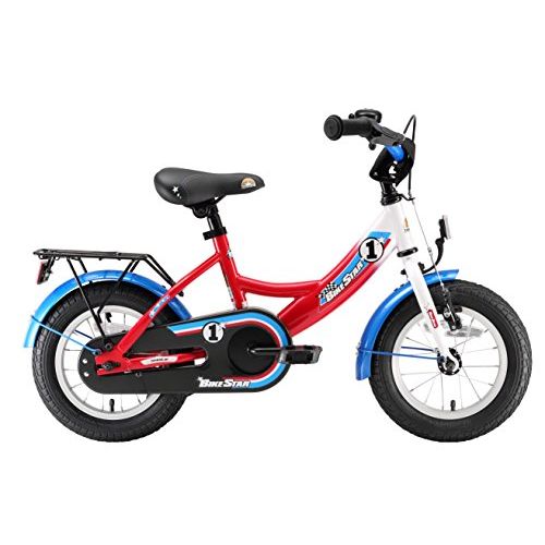  BIKESTAR Original Premium Safety Sport Kids Bike Bicycle with sidestand and Accessories for Age 3 Year Old Children | 12 Inch Edition for Boys and Girls