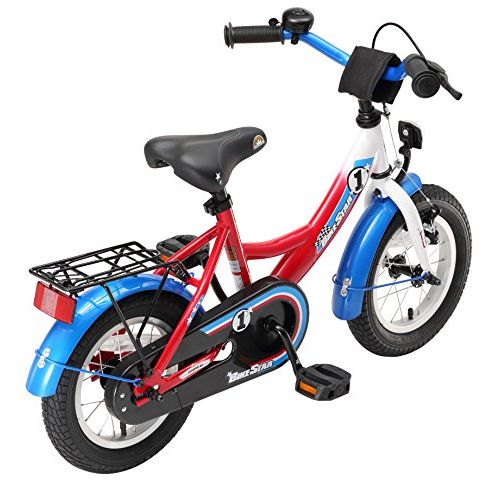  BIKESTAR Original Premium Safety Sport Kids Bike Bicycle with sidestand and Accessories for Age 3 Year Old Children | 12 Inch Edition for Boys and Girls