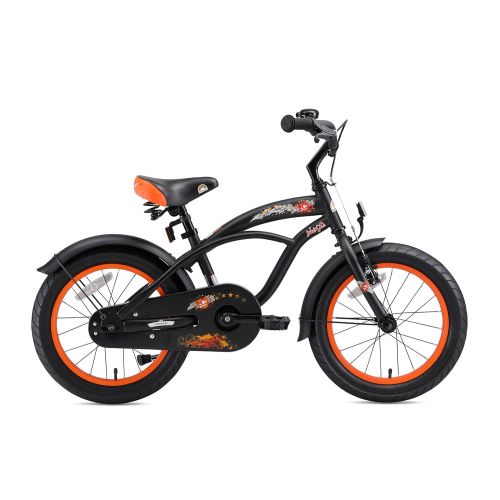  BIKESTAR Sehr leichtes Kinderfahrrad fuer Jungen ab 4-5 Jahre | 16 Zoll Kinderrad Cruiser | Fahrrad fuer Kinder