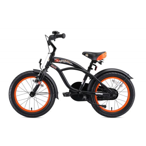  BIKESTAR Sehr leichtes Kinderfahrrad fuer Jungen ab 4-5 Jahre | 16 Zoll Kinderrad Cruiser | Fahrrad fuer Kinder