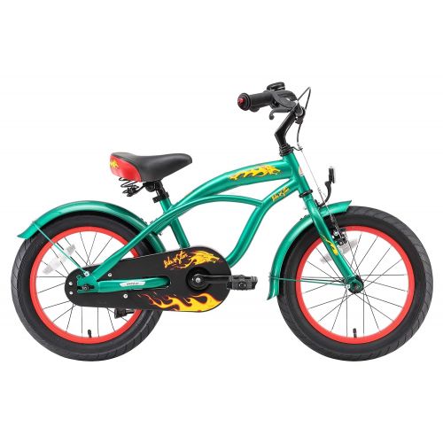  BIKESTAR Sehr leichtes Kinderfahrrad fuer Jungen ab 4-5 Jahre | 16 Zoll Kinderrad Cruiser | Fahrrad fuer Kinder