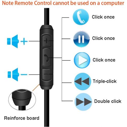  [아마존베스트]BINGLE Replacement Audio Cable Headphone Cable for Bose QC25, QC35, QuietComfort 25, QuietComfort 35, On-Ear 2, OE2, OE2i, SoundTrue, Soundlin Headphones Inline Mic/Remote Control - Black