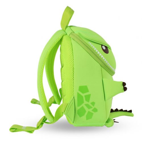  BINGONE NOHOO Kids Shoulder Bag 3D Cartoon Zoo Green Firedrake