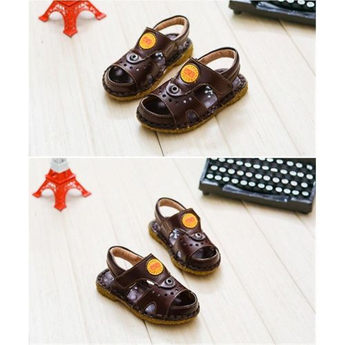  BININBOX Summer Breathable Sandals Girl Boys Toddler Kid Shoe Closed-Toe Half