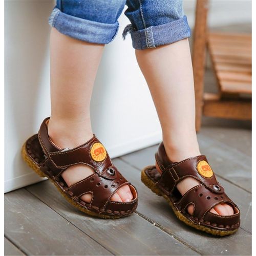  BININBOX Summer Breathable Sandals Girl Boys Toddler Kid Shoe Closed-Toe Half