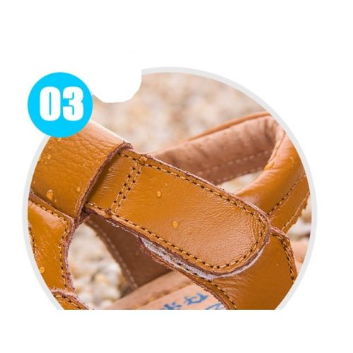  BININBOX Summer Breathable Sandals Girl Boys Toddler Kid Shoe Closed-Toe Clock