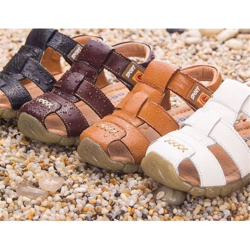  BININBOX Summer Breathable Sandals Girl Boys Toddler Kid Shoe Closed-Toe Sport