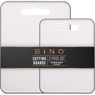 BINO Cutting Board - 2-Piece Chopping Boards | BPA-Free Plastic, Durable, Large Surface, Multipurpose, Dual-Sided, Dishwasher Safe | Charcuterie Accessories | Home & Kitchen Utensils Gray