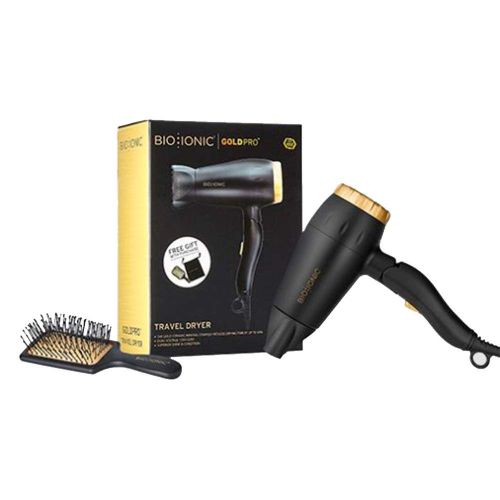  BIO IONIC Goldpro Travel Dryer, Black