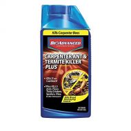 BioAdvanced 700310A Carpenter Ant and Termite Killer Plus, Insect Killer and Pesticide for Outdoors, 40-Ounce, Concentrate