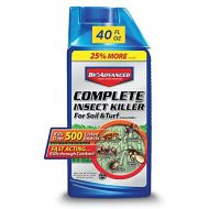 BIOADVANCED 700377A Complete Insect Grub, Ant and Mosquito Killer for Lawns, Pest Control, 40 Ounce, Concentrate