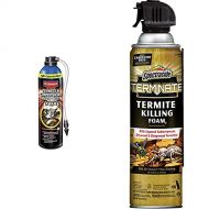 BIOADVANCED 700420A Termite & Carpenter Bee Killer Plus Pesticide, 18 oz, Foam Spray & Spectracide Terminate Termite Killing Foam2, Aerosol, 16 Ounce