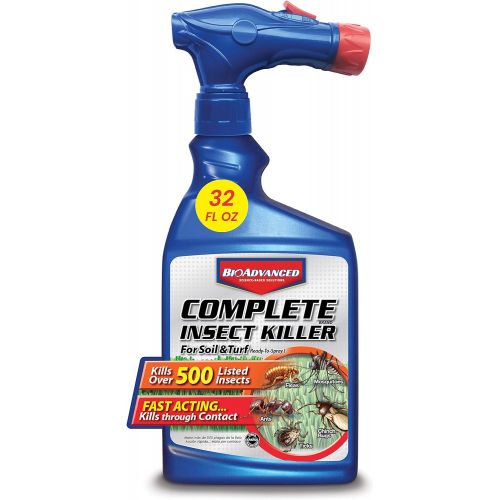  BIOADVANCED 700384A Complete Insect Killer for Soil and Turf Pest Control, 32-Ounce, Ready-to-Spray
