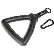 Tri-Grip Single Handle with Carabiner Clip Workout Resistance Tube Accessory BBTG-005 , 2.50 x 7.00 x 8.00 inches