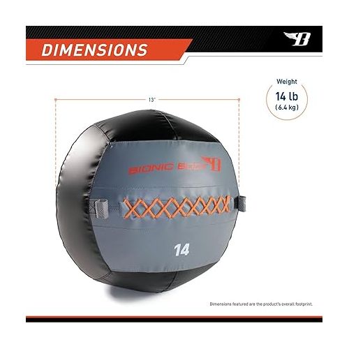  Soft Medicine Ball Weighted Slam Wall Ball for Cardio Workout and Core Training ? Ideal for Squat, Lunge, and Partner Toss